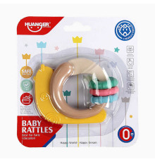 Брязкальце НЕ 0103 E (120) “Равлик”, прорізувач, текстурні кільця, на листі