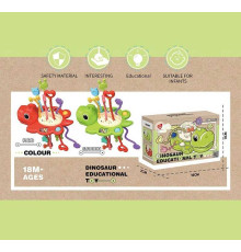 Брязкальце BWL 01 Y (W) (120) 2 кольори, прорізувачі, пальчикові ігри, попіт, в коробці