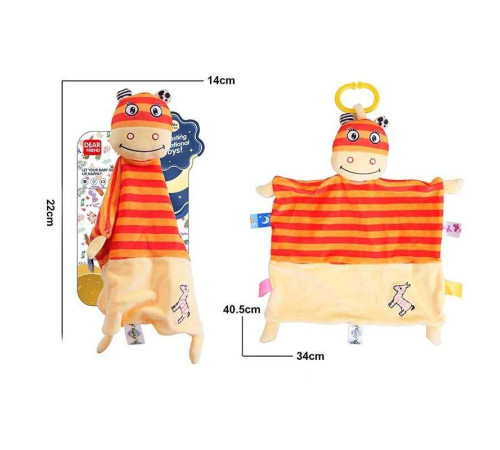 Брязкальце-комфортер 688 M136 (96) текстильне, кільце для підвішування, в пакеті – в наличии! Купите сейчас у KAZKOVA