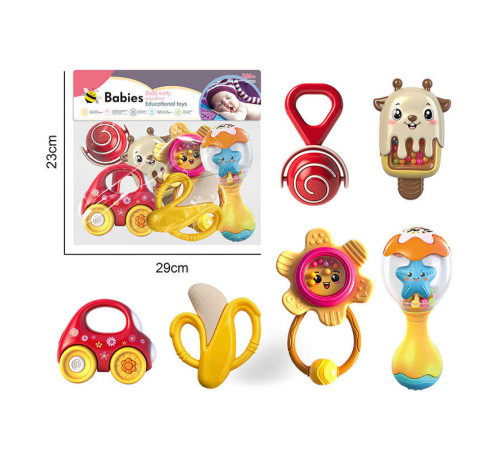 Брязкальце 8436-25 (96/2) в пакеті – в наличии! Купите сейчас у KAZKOVA