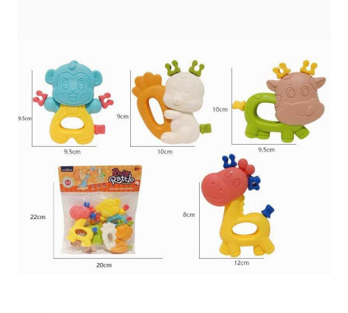 Набір брязкалець KD 225-140 (240/2) в пакеті – в наличии! Купите сейчас у KAZKOVA