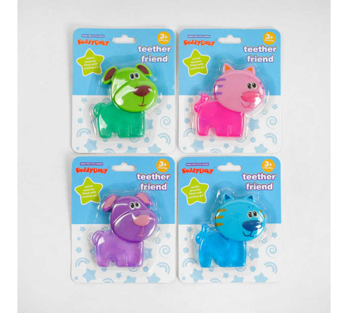 Прорізувач 14444 (144) 4 види, тваринки, охолоджувальний гель, на листі, ВИДАЄТЬСЯ ТІЛЬКИ МІКС ВИДІВ – в наличии! Купите сейчас у KAZKOVA