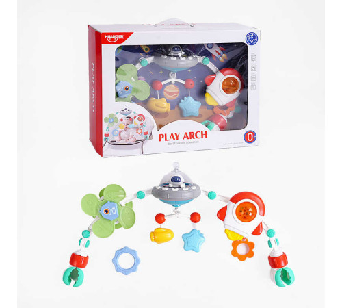 Брязкальце-дуга HE 0318 (12) музика, підсвічування, брязкальце, прорізувачі, в коробці – в наличии! Купите сейчас у KAZKOVA