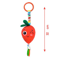 гр Брязкальце-підвіска МС 110604-18 "Полуниця" (25) "Масік", в пакеті