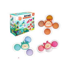 Брязкальце-спінер HB-TL 01 (72) 3 штуки, на присосках, pop it, в коробці