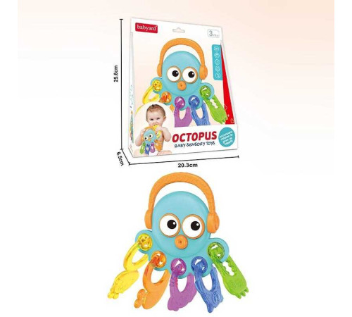 Брязкальце-прорізувач BY 109 (48/2) рухомі очі, ручка-тримач, в коробці – в наличии! Купите сейчас у KAZKOVA Брязкальце-прорізувач BY 109 (48/2) рухомі очі, ручка-тримач, в коробці – в наличии! Купите сейчас у KAZKOVA