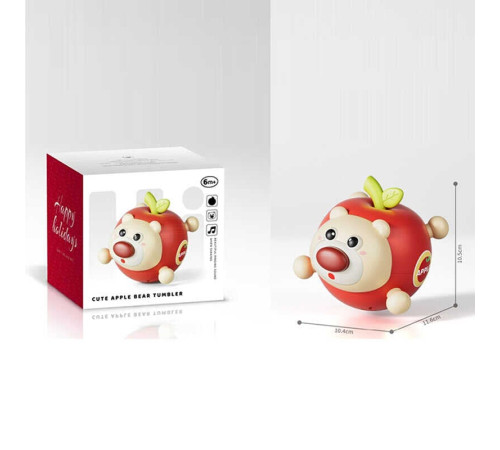 Брязкальце 211 A/B (96) "Ведмедик", нелягайко, пискавка, гумові прорізувачі, в коробці – в наличии! Купите сейчас у KAZKOVA