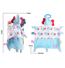 Брязкальце-комфортер 688 M137 (96) текстильне, кільце для підвішування, в пакеті