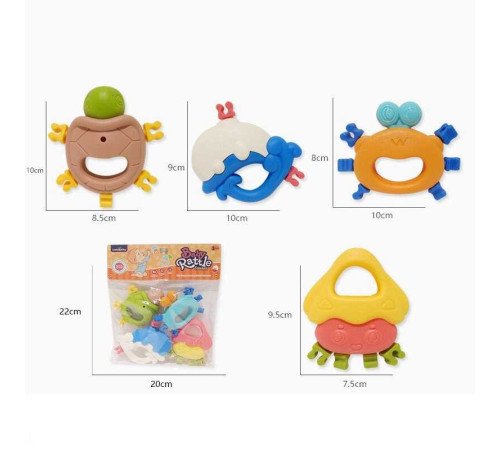 Набір брязкалець KD 225-141 (240/2) в пакеті