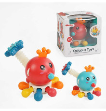 Розвивальна гра 6032 (36) 2 кольори, тріскачка, брязкальце, спіннер, завідний механізм, в коробці