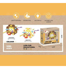 Брязкальце BWL 21 Y (W) (108) 2 кольори, прорізувачі, пальчикові ігри, попіт, тріскачка, в коробці