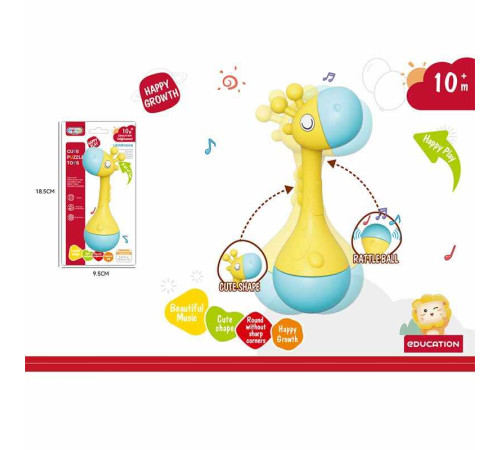 Брязкальце 368-36 (480) “Жирафа”, на листі – в наличии! Купите сейчас у KAZKOVA