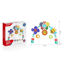 Брязкальце-дуга НЕ 0305 (24) прорізувачі, пискавка, рухомі елементи, шелесткі елементи, в коробці