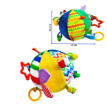 гр Підвіска м’ячик з намистинками МС 110601-02 (10) "Масік", брязкальце, шелесткі елементи, прорізувач