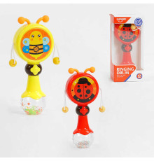 Брязкальце HE 0516 / 517 (72) 2 види, світло, звук, 6 режимів, на батарейках, у коробці