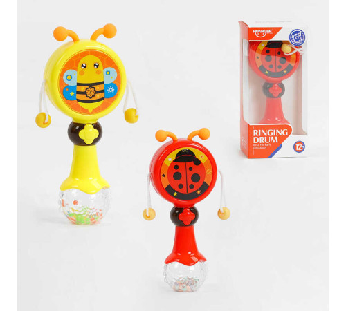 Брязкальце HE 0516 / 517 (72) 2 види, світло, звук, 6 режимів, на батарейках, у коробці – в наличии! Купите сейчас у KAZKOVA