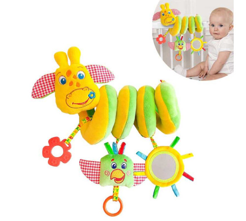 гр Розтяжка-спіраль МС 110208-01 Зоо (5) "Масік" Жираф, пискавка, 3 підвіски, у пакеті – в наличии! Купите сейчас у KAZKOVA гр Розтяжка-спіраль МС 110208-01 Зоо (5) "Масік" Жираф, пискавка, 3 підвіски, у пакеті – в наличии! Купите сейчас у KAZKOVA