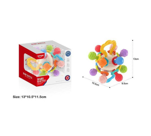 Брязкальце HE 0194 (48) прорізувачі, тріскачка, в коробці – в наличии! Купите сейчас у KAZKOVA