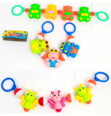 Брязкальце на візочок 6378 А/6336/6335 (288/2) довжина - 44 см, у пакеті