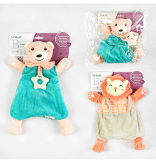 Брязкальце FM 555-11 /12 (144) тваринка, лялька-маріонетка, прорізувач, у пакеті, ВИДАЄТЬСЯ МІКС