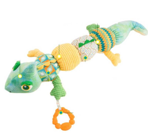 М`яке брязкальце C 64807 (55) “Хамелеон”, дзвіночок, пискавка, шелесткі елементи, прорізувач, ростомір, у пакеті – в наличии! Купите сейчас у KAZKOVA М`яке брязкальце C 64807 (55) “Хамелеон”, дзвіночок, пискавка, шелесткі елементи, прорізувач, ростомір, у пакеті – в наличии! Купите сейчас у KAZKOVA