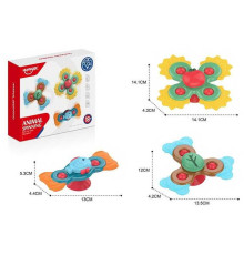 Гра антистрес HE 0107 (72) 3 шт, 3 спінери на присосках, у коробці