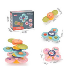 Брязкальце-спінер 96003 A (120/2) 3 штуки, присоски, в коробці