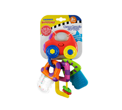 Брязкальце 0696-1 (48) машинка, музичний чіп, прорізувач, на листі – в наличии! Купите сейчас у KAZKOVA