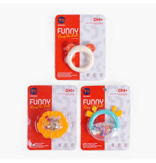 Брязкальце RT 689-18 (144) 3 види, на листі, ВИДАЄТЬСЯ ТІЛЬКИ МІКС ВИДІВ