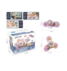 Брязкальце-спінер 32 G (120/2) “Космос”, 2 штуки, спінер, присоска, в коробці