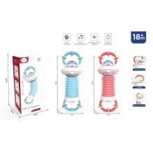 Брязкальце FXB 7 (72/2) 2 кольори, пискавка, тріскачка, пальчикова гра, в коробці