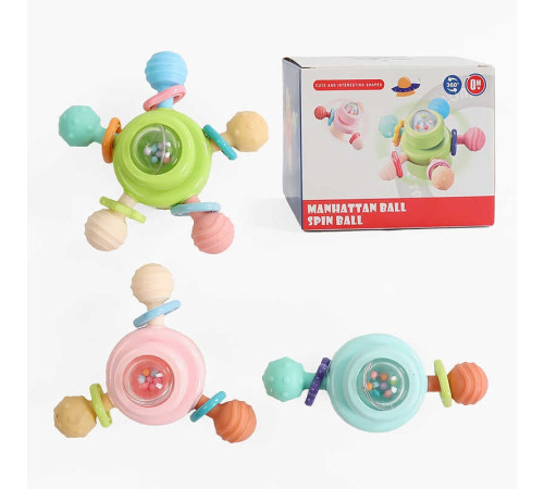 Брязкальце-спінер 6235 E (200/2) 3 брязкальця, гумові прорізувачі, присоски, в коробці – в наличии! Купите сейчас у KAZKOVA Брязкальце-спінер 6235 E (200/2) 3 брязкальця, гумові прорізувачі, присоски, в коробці – в наличии! Купите сейчас у KAZKOVA