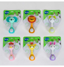 Брязкальце 3134 (48/2) "Hola" мелодії, звуки, підсвічування, 6 видів, на листі, ВИДАЄТЬСЯ ТІЛЬКИ МІКС ВИДІВ