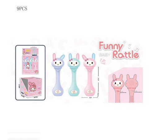 Брязкальце 626-20 (32/2) ЦІНА ЗА 9 ШТУК В БЛОЦІ, герой, на батарейках, звук, пісні, озвучення англійською мовою, підсвітка, в коробці – в наличии! Купите сейчас у KAZKOVA