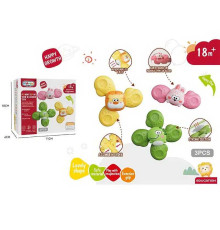 Брязкальце-спінер 368-67 (216) 3 штуки, присоски, в коробці