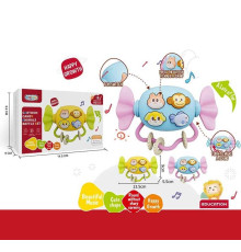 Музичне брязкальце 368-68 (192) 2 кольори, мелодії, підсвічування, гумові елементи, в коробці