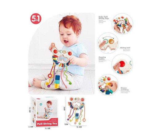 Брязкальце 688-61 (72) крабик, пальчикова гра, тріскачка, прорізувач, в коробці – в наличии! Купите сейчас у KAZKOVA