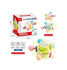 Брязкальце-спінер 6085 E (400/2) гумові прорізувачі, присоска, в коробці