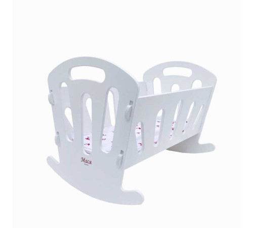 гр Ліжечко для ляльок 8001 (1) біле ТМ "Мася" в коробці