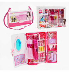 Шафа з одягом JJ 8708 (60/2) 2 сукні, взуття, аксесуари, шафа-сумочка, в коробці