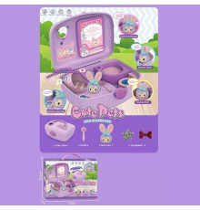 Будиночок з тваринкою 85017 E Штрих=400122 (24) зайчик, підсвічування, звуки, м’яка іграшка, у валізі