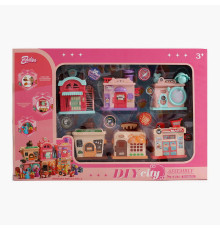 Набір будиночків 131-40 (18) 6 шт., з’єднуються між собою, аксесуари, рухомі елементи, фігурки, в коробці