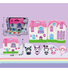 Будиночок з героями YQ 516 (48/2) 5 фігурок героїв, розкладний будиночок, в коробці