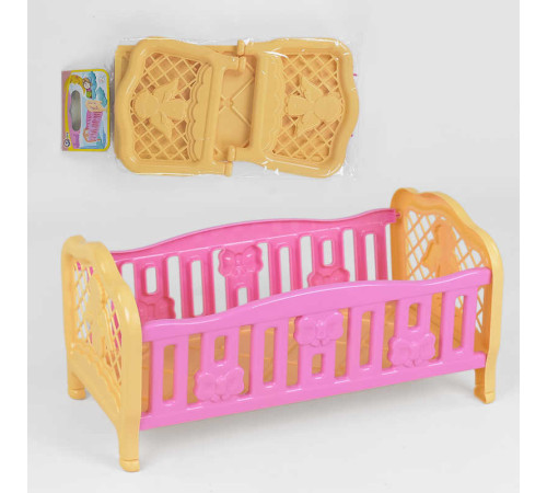 гр Ліжечко для ляльок 4517 (9) 2 кольори "Technok Toys" в пакеті – в наличии! Купите сейчас у KAZKOVA