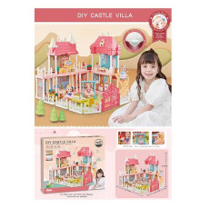 Будиночок 6677 (8) лялька, звуки, музика, підсвічування, улюбленці, меблі, наліпки, інструкція, в коробці