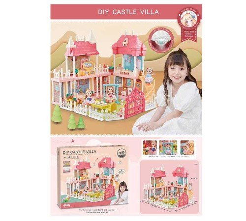 Будиночок 6677 (8) лялька, звуки, музика, підсвічування, улюбленці, меблі, наліпки, інструкція, в коробці