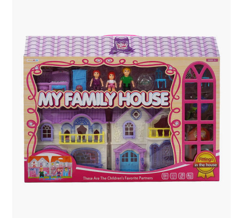 Будиночок 8209-2 A (18/2) 24 х 13.5 х 24 см світло, звук, меблі, фігурки, декоративні елементи, машина, домашній улюбленець, в коробці – в наличии! Купите сейчас у KAZKOVA