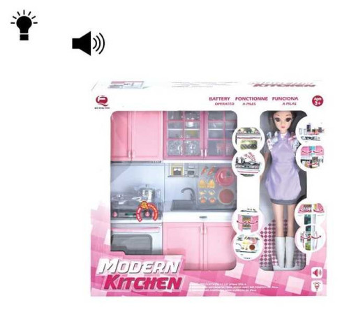 Лялька 26214 P-D (24/2) 30 см, меблі, підсвічування, звуки, в коробці