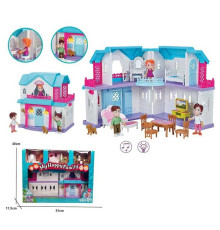 Будиночок 16900 (12) підсвічування, звук домофона, фігурки персонажів та песика, меблі, в коробці