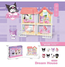 Будиночок з героями 5 SY-1 Штрих=41998 (72) підсвічування, фігурка героя, 2 поверхи, меблі, в коробці